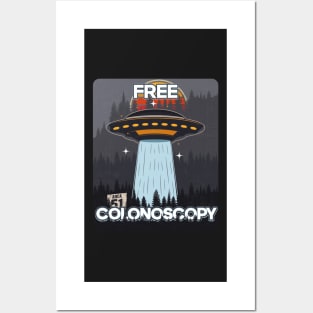 UFO FREE COLONOSCOPY Posters and Art